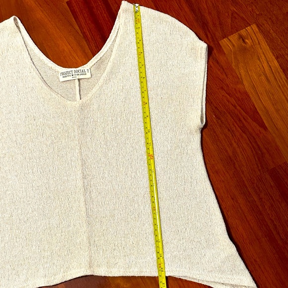 Project Social T - Bone / cream color - M - sleeveless, read description - Picture 5 of 8